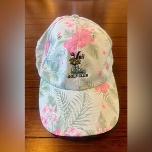 Imperial Vail Golf Club hat with a tropical floral pattern Golf Clubs Ski boot